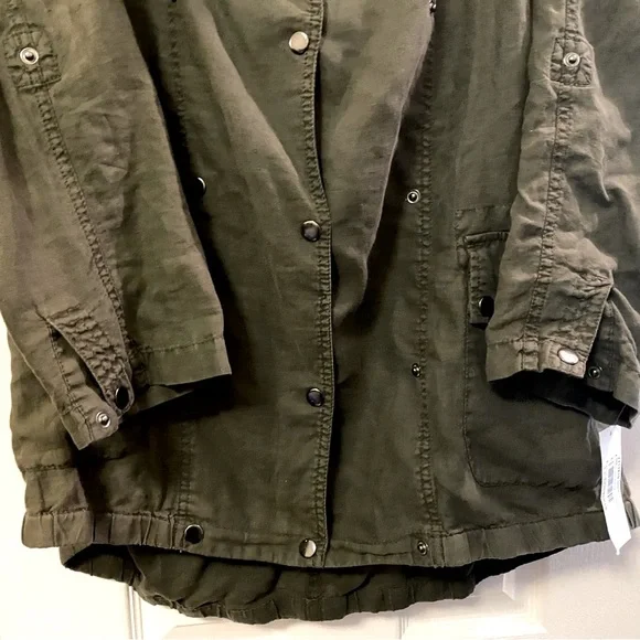 Three Dots Cool Cargo Jacket NWT Size XL - Picture 4 of 13